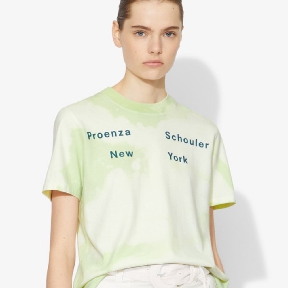 Proenza Schouler White Label PSWL tie dye t shirt